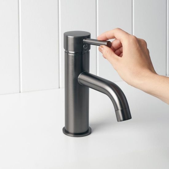 Sydney Short Basin Mixer Gunmetal