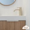 Sydney Short Basin Mixer Warm Brushed Nickel