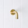 Sydney Short Wall Spout Brushed Brass