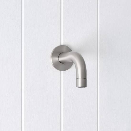 Sydney Short Wall Spout Stainless Steel