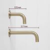 Sydney Short Wall Spout Warm Brushed Nickel