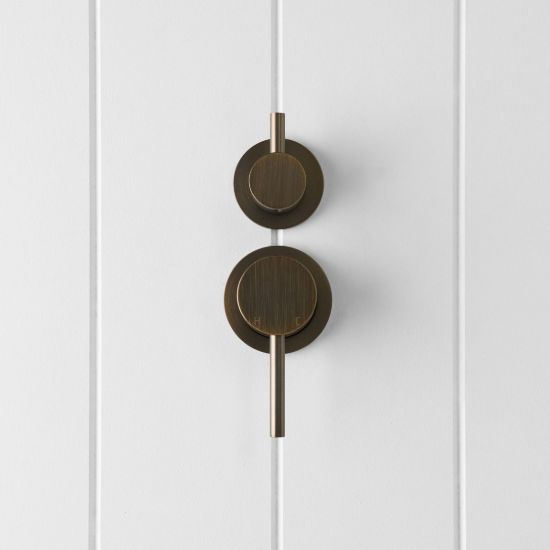 Sydney Shower Diverter and Mixer Antique Brass