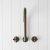 Sydney Swivel Spout + Cross Taps Antique Brass