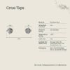 Sydney Swivel Spout + Cross Taps Stainless Steel
