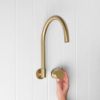 Sydney Swivel Spout + Progressive Mixer Brushed Brass