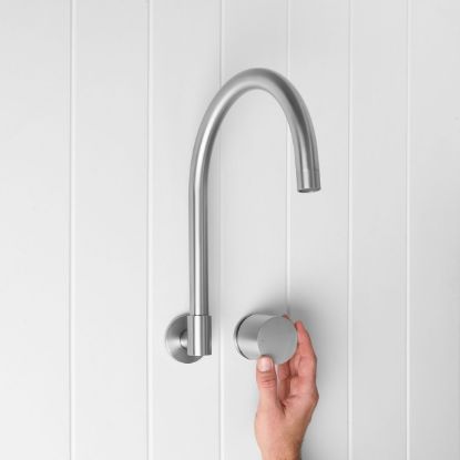Sydney Swivel Spout + Progressive Mixer Stainless Steel