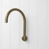 Sydney Swivel Spout + Wall Mixer Antique Brass