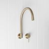 Sydney Swivel Spout + Wall Mixer Warm Brushed Nickel