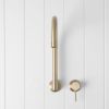 Sydney Swivel Spout + Wall Mixer Warm Brushed Nickel