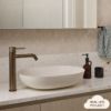 Sydney Tall Basin Mixer Antique Brass