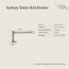 Sydney Toilet Roll Holder Stainless Steel