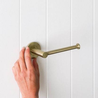 Sydney Toilet Roll Holder Warm Brushed Nickel