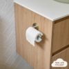 Sydney Toilet Roll Holder Warm Brushed Nickel
