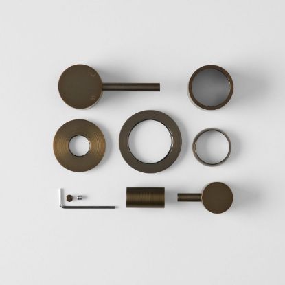 Sydney Shower and Diverter Trim Kit Antique Brass