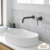 Sydney Wall Spout + Mixer Gunmetal