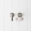 Sydney Wall Spout + Mixer Stainless Steel