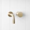 Sydney Wall Spout + Progressive Mixer Warm Brushed Nickel