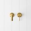 Sydney Wall Spout + Wall Mixer Brushed Brass