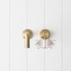 Sydney Wall Spout + Wall Mixer Warm Brushed Nickel