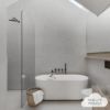 Sydney Matte White Stone Look Tile 600x1200mm