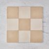 Tamarama Checkerboard Beige & Cream Tile