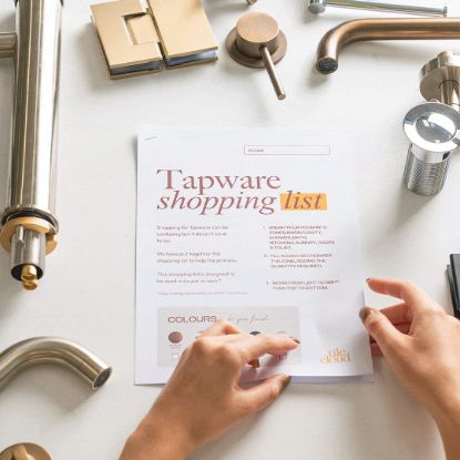 Tapware shopping list
