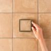 Tile Insert Floor Waste Antique Brass