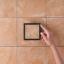 Tile Insert Floor Waste Large Antique Brass