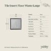 Tile Insert Floor Waste Large Stainless Steel