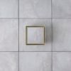 Tile Insert Floor Waste Large Warm Brushed Nickel