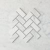 Tully Heads Carrara Matte Herringbone Tile
