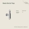 Wall Hung Basin with Wall Mixer Set Brushed Brass