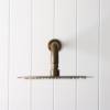 Wall Shower Arm and Head Antique Brass 250mm