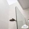 Wall Shower Arm and Head Antique Brass 250mm