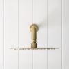 Wall Shower Arm and Head Warm Brushed Nickel 250mm