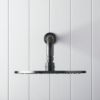 Wall Shower Arm And Head Gunmetal 250mm
