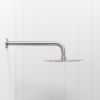 Wall Shower Arm and Head Stainless Steel 250mm