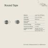 Wall Spout + Round Wall Taps Gunmetal