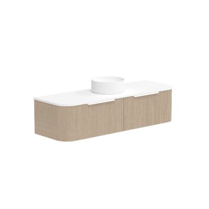 Waverley Vanity 1500 Wall Hung Coastal Oak