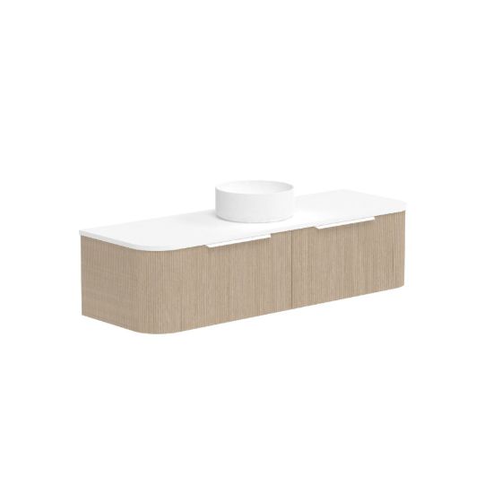 Waverley Vanity 1500 Wall Hung Coastal Oak