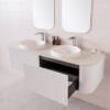 Waverley Vanity 1500 Wall Hung Ultra White