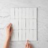 Noosa Gloss Zellige White Subway Tile