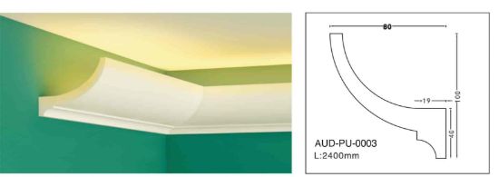 PU 氛围灯光线板 面宽128mm（AUD-PU-0003）