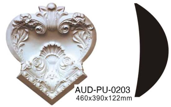PU 雕花角线 460×390×厚122mm（AUD-PU-0203）