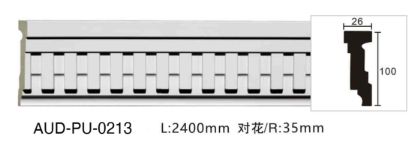 PU 雕花平面线 面宽100mm（AUD-PU-0213）