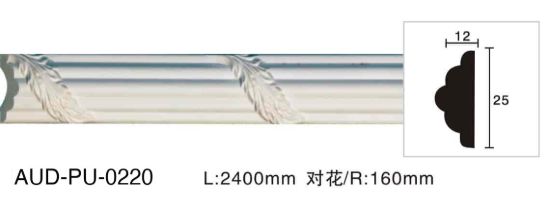 PU 雕花平面线 面宽25mm（AUD-PU-0220）