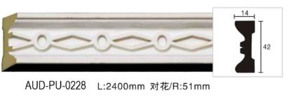 Picture of Carved PU Flat Moulding 42mm Face (AUD-PU-0228)