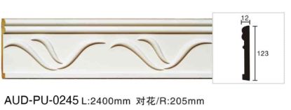 PU 雕花平面线 面宽123mm（AUD-PU-0245）