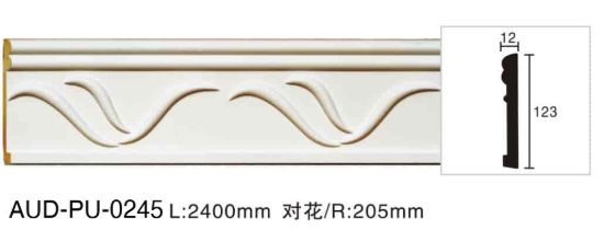 PU 雕花平面线 面宽123mm（AUD-PU-0245）