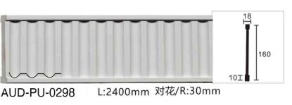 PU 雕花平面线 面宽160mm（AUD-PU-0298）
